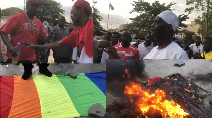 Affaire Gana Gueye: 10 mille problèmes et Khalifa Rappeur brûlent le drapeau devant Mame Makhtar Gueye