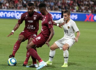 Ligue 1: Le PSG envoie Metz à Ligue 2