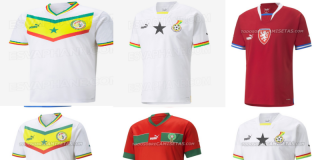 Mondial 2022 : Les nouveaux maillots du Sénégal, du Ghana et Maroc ont encore fuité