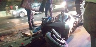 Ouakam: Le film de l’accident mortel, un homme et une femme à bord d’un scooter sont mortes sur le coup