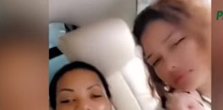 Souriantes, Valérie et Aïda « Champagne » très complices…(vidéo)