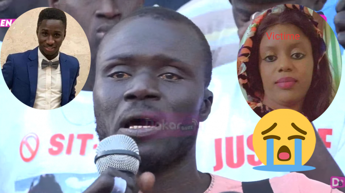 Tremblant et en larmes, le frère de Kiné Gaye craque sur les lieux du crime