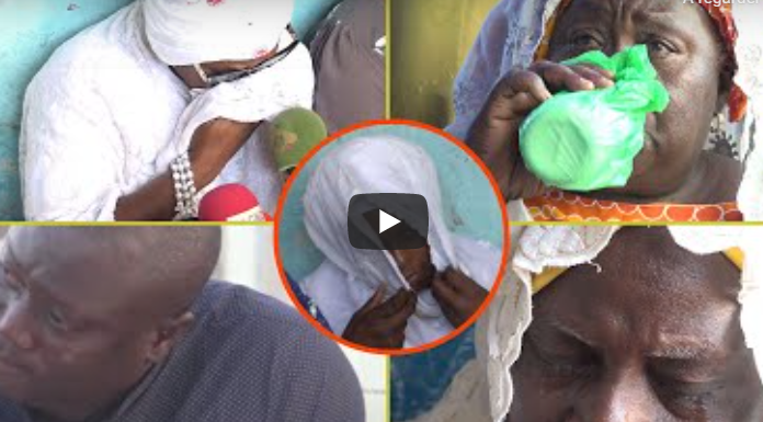 (Vidéo) – La veuve de Ndiaye Tfm fait son deuil dans le calme et la sérénité. Regardez !