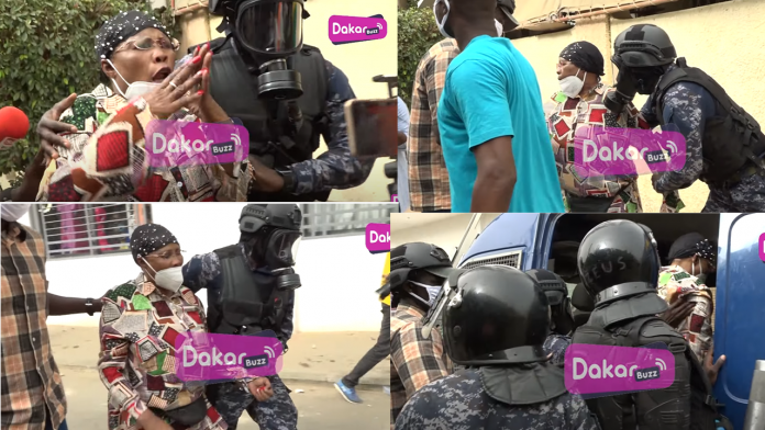 Les images de l’arrestation de Mame Diarra Fam chez Barthélémy Dias