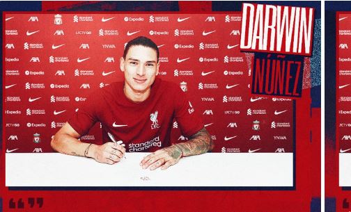 Officiel : Liverpool annonce l’arrivée de Darwin Núñez