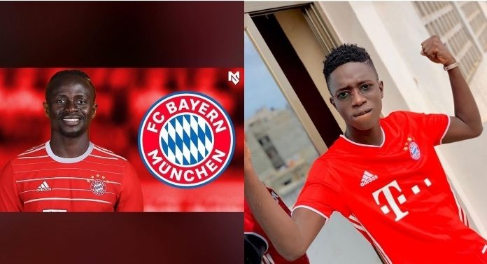 (Photos) : Fan du Bayern, Singom jubile et soutient Sadio Mané