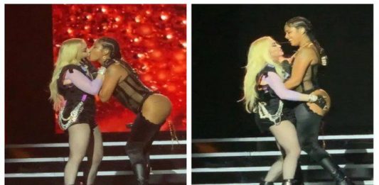Scène incroyable: Madonna partage un baiser passionné avec une rappeuse sur scène