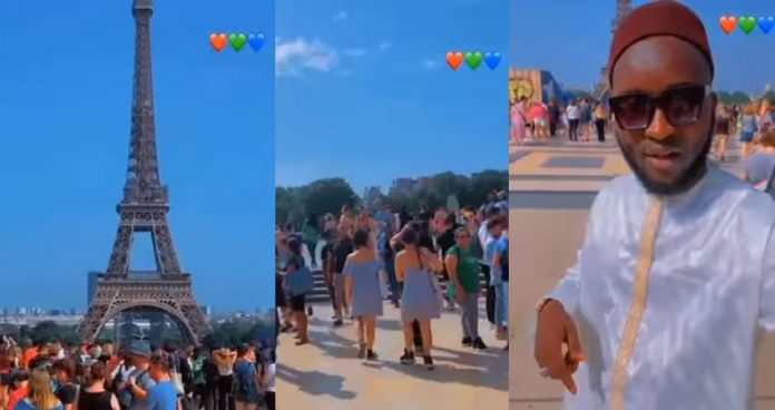 Snap devant la Tour Eiffel : Les internautes refusent de lâcher Oustaz Modou Fall. Regardez !