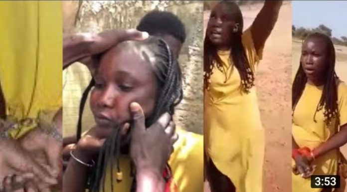 (Vidéo): Arrêtée par gendarmerie, cette voleuse d’enfants se faisait passer pour une folle