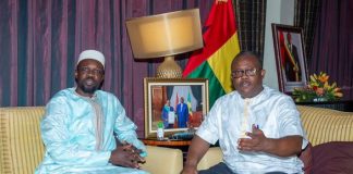Guinée-Bissau : Ousmane Sonko reçu par Ùmaro Sissocco Embalo