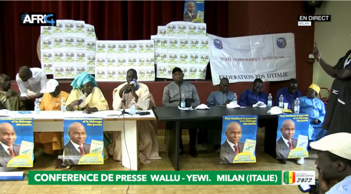 Italie : « Macky Sall a trahi les Sénégalais, la rupture… » (Yewwi-Wallu à Milan)