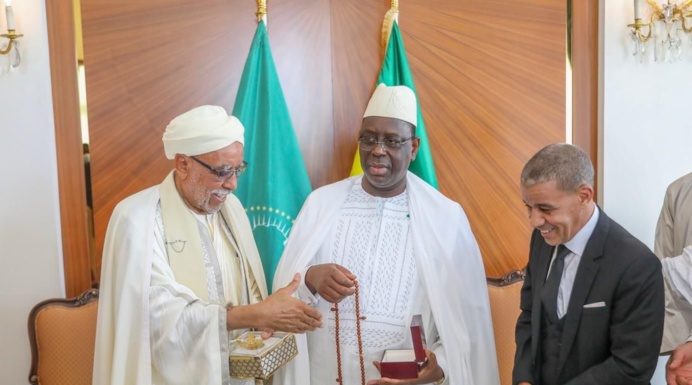 Le Khalif Cheikh Sidi Ali Bel Arabi reçu au palais par le Chef de l’Etat 