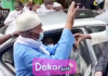 Législatives: l’arrivée mouvementé de Me Abdoulaye Wade dans son bureau de vote