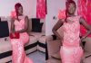 (Photos): tokou taille basse rose, tissu collé à la peau, Coumba bou ndaw chic et classe