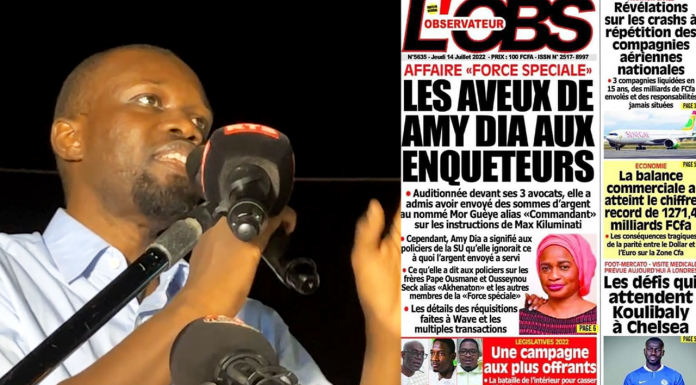 Sonko brule  “L’Observateur” de Youssou Ndour « Daniouy Feen »