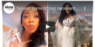 Tabaski des célébrités : Zeyna Ndour dévoile son sagnsé à couper le souffle.