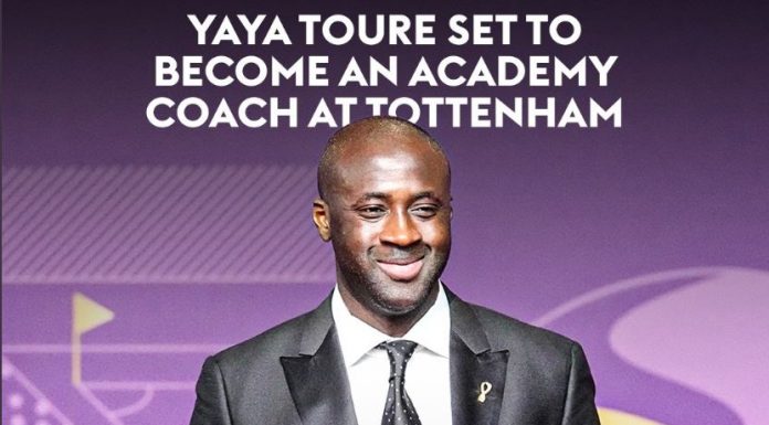 Tottenham: Yaya Touré va occuper le poste d’entraineur des jeunes