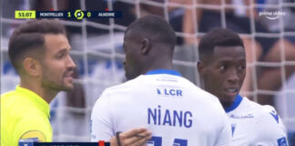 Auxerre: Pour ses débuts, Mbaye Niang est expulsé six minutes après son entrée en jeu