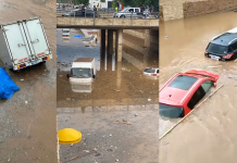 Fortes pluies à Dakar : Les effrayantes images de voitures emportées par les eaux