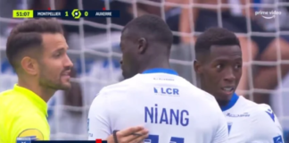 Ligue 1 / Montpellier – Auxerre : Mbaye Niang expulsé pour ses débuts !