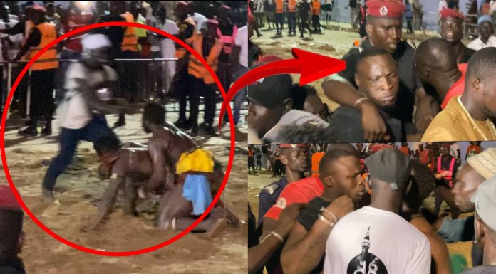 Papa Boy Djiné vs Jacob Baldé : Pas de vainqueur, le combat se termine dans la violence (Regardez)