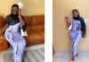 (Photos): Foulard léger, l’actrice Diarra bien dans sa robe d’été