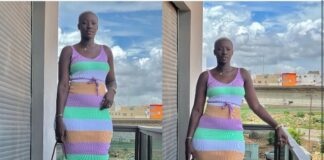 (Photos): tête rasée et teintée, Coumba Bou Ndaw moule dans une robe d’été colorée