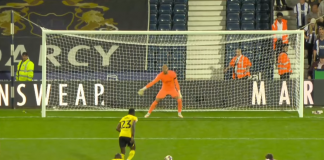 Watford: Le penalty manqué d’Ismaila Sarr face à West Bromwich (Vidéo)