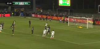 Le but de Sadio Mané sur penalty (2-0 à la pause)