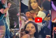 (Vidéo) Concert Viviane:  Jeunes mamans, les actrices Eva et Sala s’affichent trop fresh avec leurs enfants