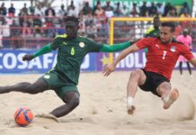 Beach Soccer: Les Lions du Sénégal renversent l’Egypte et remportent la Coupe Cosafa