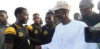 Tournoi de l’Émergence à Bokké Dialloubé : Le parrain A. D. Diallo « arrose » les finalistes…