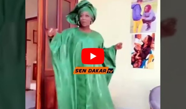 (Vidéo) : Awa Baldé méconnaissable dans son boubou vert à couper le souffle