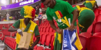 Mondial 2022: Le 12e Gaïndé a nettoyé le stade après le match Qatar vs Sénégal, Regardez!