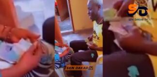 (Vidéo) : Ngaaka Blindé chante et arrose de billets cette dame. Regardez !