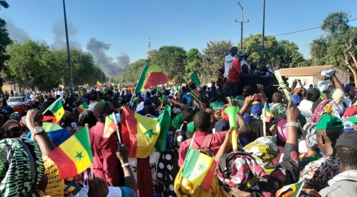 Bignona : Grande manifestation de soutien à Ousmane Sonko (Vidéo)
