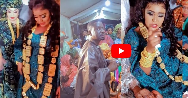 (Vidéo) : Incroyable ! Le collier en or de Mané, l’épouse du griot Alassane Mbaye, impressionne