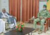 Mali : Le Khalife général de Médina Baye, Cheikh Mahi reçu par le Colonel Assimi GOÏTA (photos)