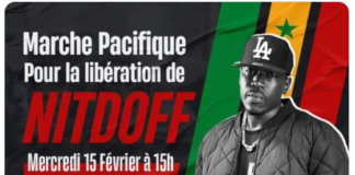 NitDoff : Marche Pacifique pour la libération de l’artiste…