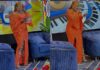 (Photos) – Amina Poté : Sa robe orange fendue à la cuisse chauffe la toile