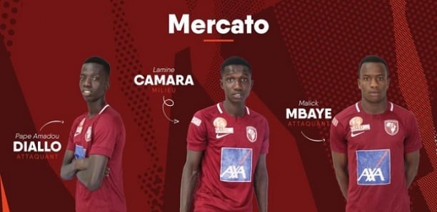 Transfert : Le FC Metz officialise 3 joueurs sénégalais vainqueurs du CHAN