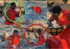 (Vidéo): Ouzin Keita organise un « Ndeup » au milieu de la mer pour Viviane