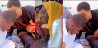(Vidéo)_Magal Porokhane : Le mari de Ndakhté débarque en surprise chez son marabout