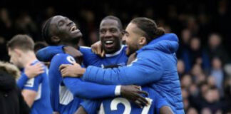 Everton : Doucouré parle de sa cohabitation avec Idrissa Gueye et Onana dans l’entrejeu des Toffes