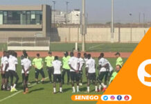 Sénégal vs Mozambique: Cheikhou Kouyaté a participé à la séance d’entrainement des Lions de ce lundi