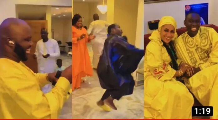 (Vidéo) : Ambiance chez Pape Diouf : Ketchup chante « Diék diam ak ndieurigne » pour Bébé Basse.