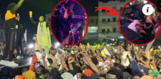 (Vidéo) – Concert à Keur Massar: Waly Seck sauve la vie d’une fan tombée en pleine foule.