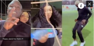 (Vidéo) – Match amical: Ngaaka Blindé jubile avec sa femme Fatel après son beau geste.