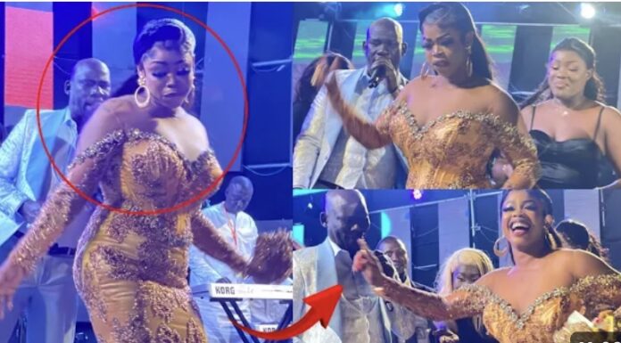(Vidéo) – Danse, ambiance: Mame Ndiaye Savon chauffe le concert de Kéba Seck.