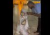Vidéo – No Face et sa fille à la grande mosquée de Touba :  » Yalla Nalla Yalla Sameu »